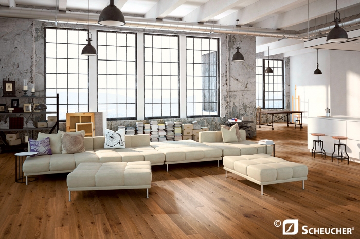 Parchet stratificat MULTIflor Oak Steamed NATURA